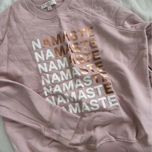 Spiritual Gangster Pink Namaste Sweatshirt